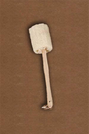 1042- Loofah Sponge Wıth Wooden Handle